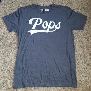 Brand new! Father's Day! Heather gray Pops shirt